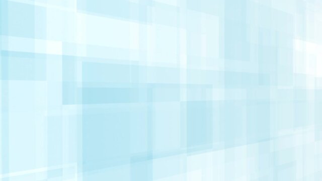 Motion geometric blue white polygon square pattern background. Abstract technology seamless loop animation 4k.