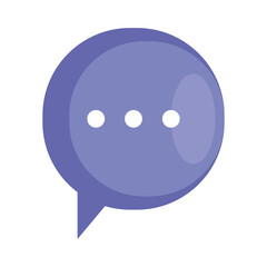 Communication bubble design, Message discussion conversation and chatting theme Vector illustration