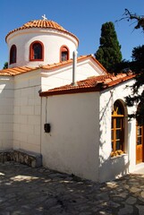 Christian orthodox church in Skiathos island, Greece.