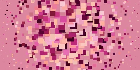 Light Pink vector background with rectangles. Colorful illustration with gradient rectangles and squares. Best design for your ad, poster, banner.