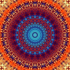 Abstract geometrical background. Ornamental symmetric pattern