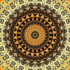 Abstract geometrical background. Ornamental symmetric pattern