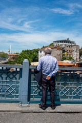 man on the bridge