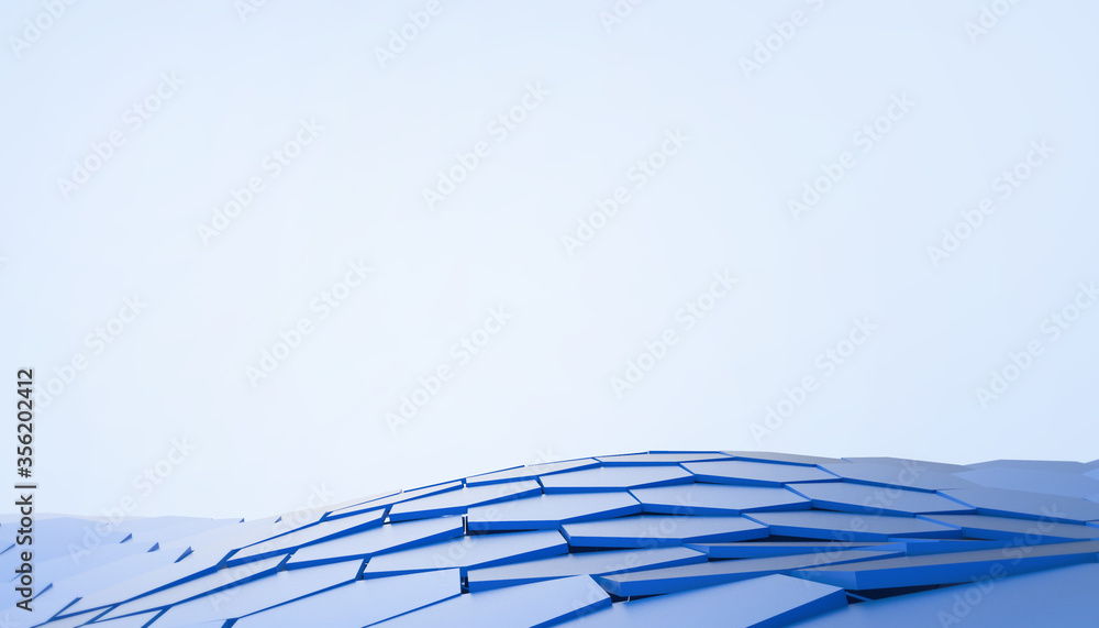 Poster technology pattern and modern on the blue monotone contemporary to concept of change in the future -