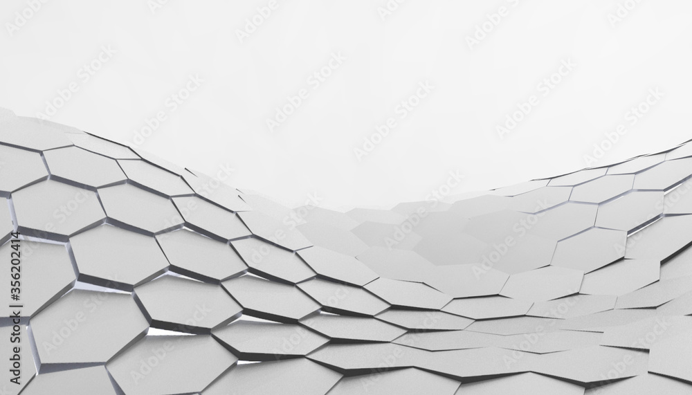 Poster technology pattern and modern on the grey contemporary to concept of change in the future - 3d rende