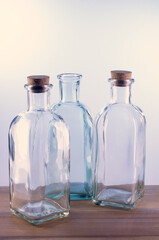 Magical transparency or the bottle glass