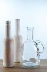 Magical transparency or the bottle glass