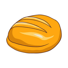 Illustration of freshly baked bread.