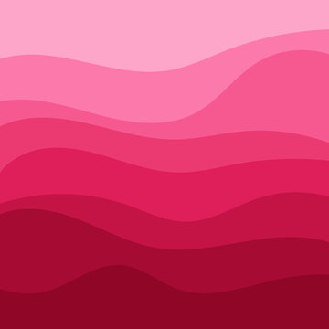 Abstract Pink Wavy Vector Background
