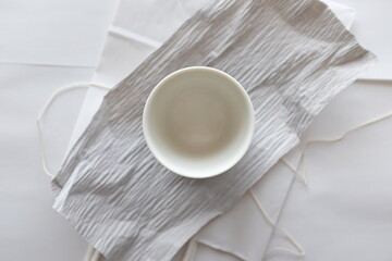 Close up of a cup