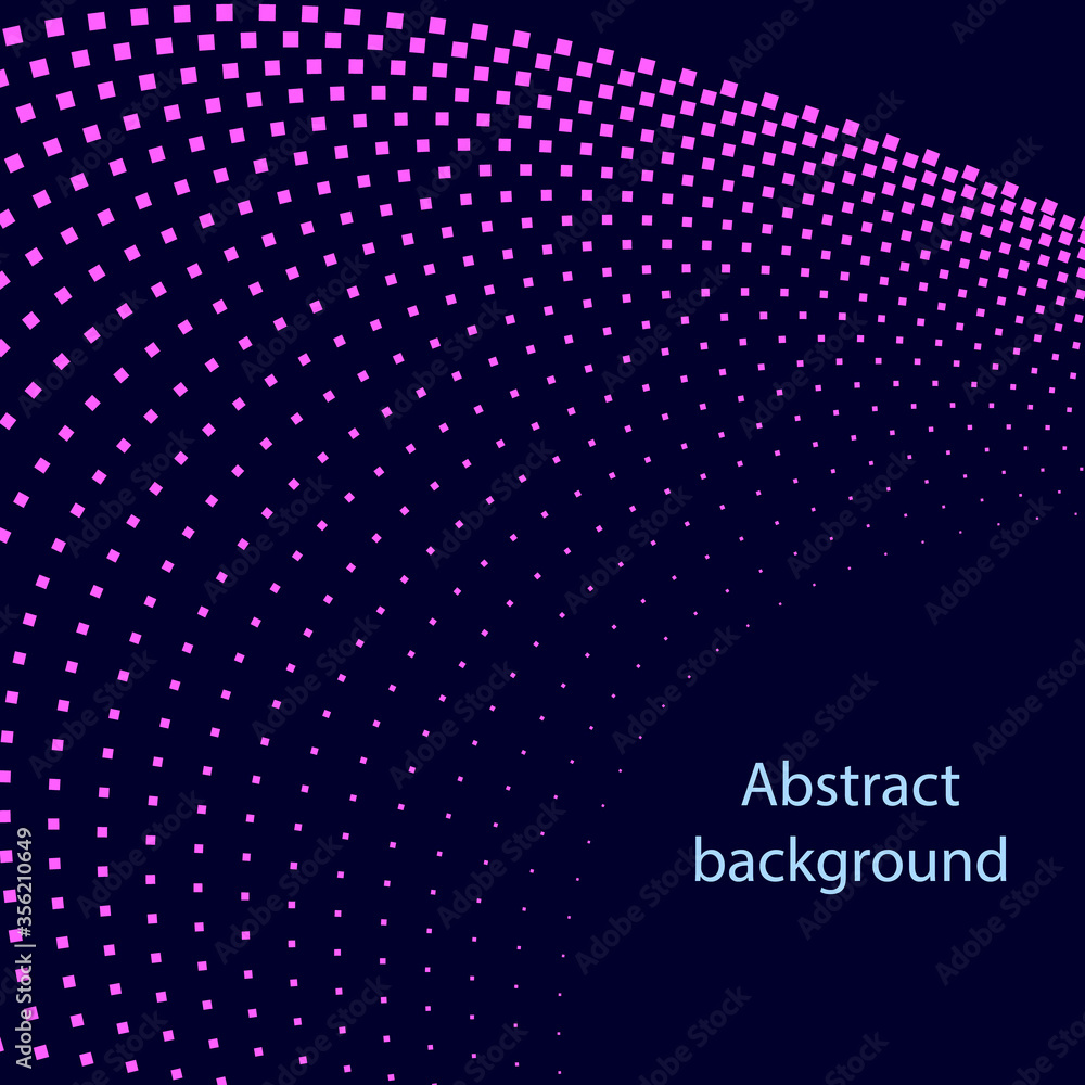 Aufkleber abstract background with squares. halftone effect design.