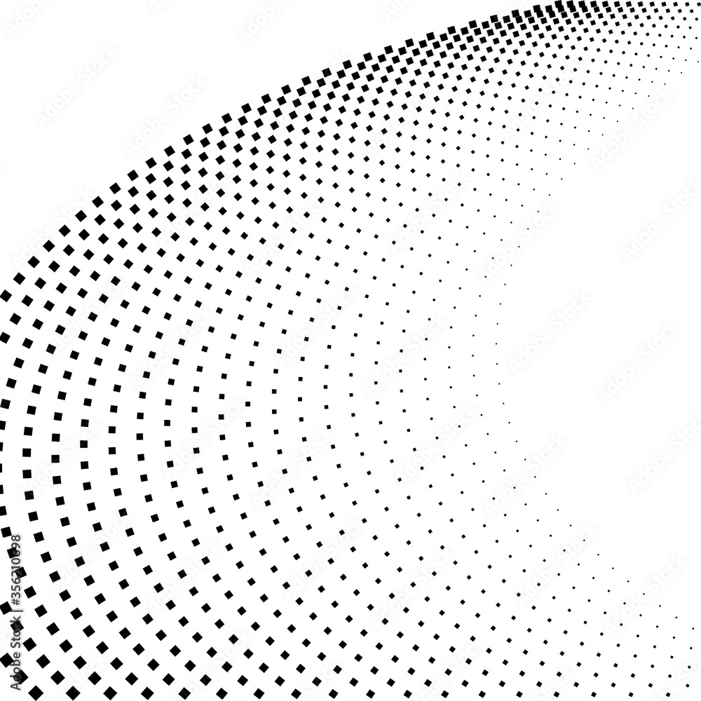 Aufkleber abstract background with squares. halftone effect design.