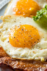 Homemade Sunnyside Eggs Breakfast