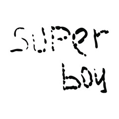 Isolated inscription from the words 