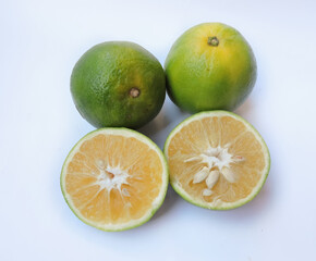 Sweet Lemon is a species of citrus which is commonly known as Mousambi in India. It is a cross between the citron and a bitter orange. Scientific name - Citrus limetta.