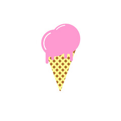 Ice Cream icon, graphic design template, vector illustration