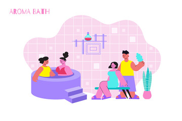 Aroma Bath Flat Composition