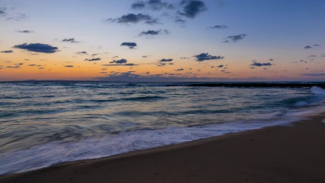WS T/L Moody sky and sea seen from Varadero Beach / Varadero, Cuba