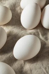 Raw Organic White Eggs
