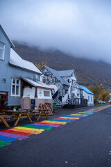 Seyðisfjörður Iceland Rainbow Road