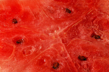 Watermelon close up With Black Background