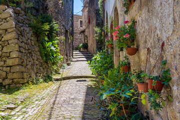 The beautiful village of Castro dei Volsci, near Frosinone, Lazio, Italy.