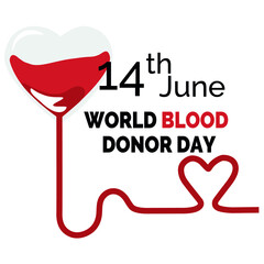 World blood donor day. Vector illustration