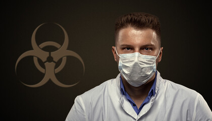 Young doctor against new Coronavirus 2019-nCoV