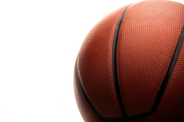 image of basketball white background 