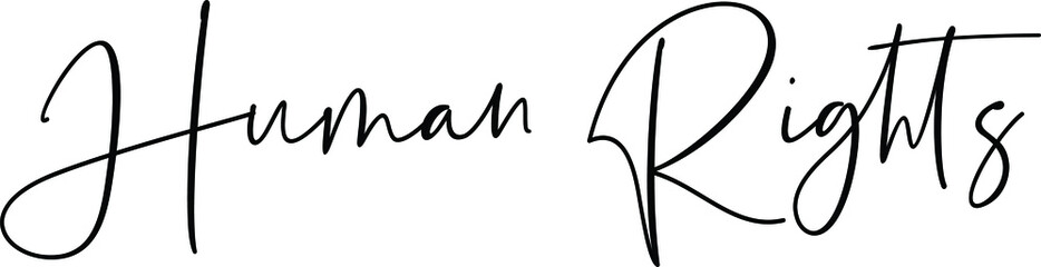 A hand-drawn lettering concept vector template 