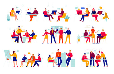 Office People Icon Set