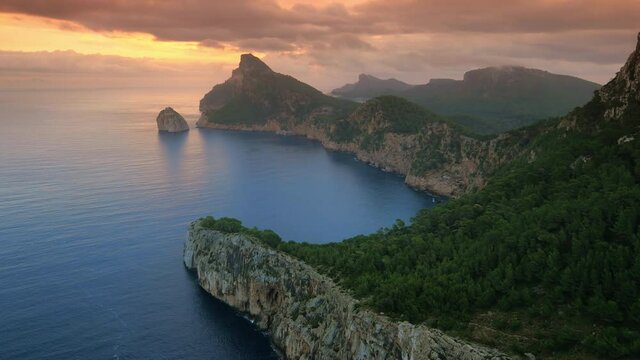 WS Cap Formentor at sunrise / Port de Pollenca, Majorca, Spain