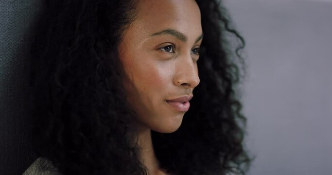 CU Portrait of young woman / Claremont, Cape Town, South Africa