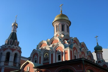 Obraz premium Buildings and landmarks of the beautiful Moscow.