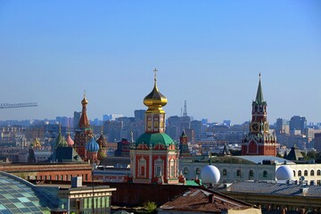 Domes dominating the sky, in Moscow