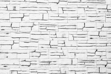 White gypsum cement bricks tiles background wall and texture, seamless pattern