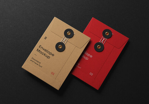 String Envelope Mockups