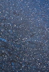 Dark Terrazzo texture. Polished concrete floor and wall pattern. Color surface marble and granite stone, material for decoration. Pattern of mosaic floor with natural stones, granite, marble, quartz. 