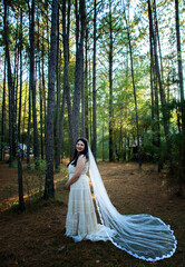 Bride in the Woods