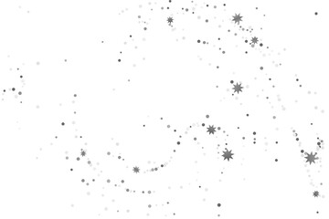 Silver glitter confetti.