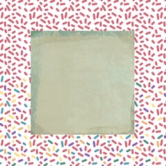 Obraz premium Ood grungy green paper frame 