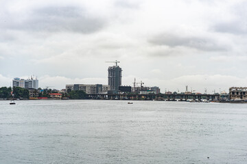 Obraz premium The view of the Lagos Lagoon