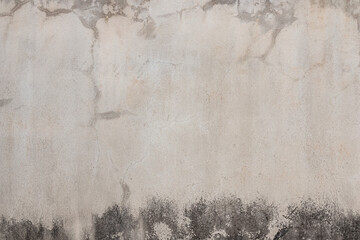 Empty interior for design, Old crack concrete wall. Dirty cement wall texture and background.