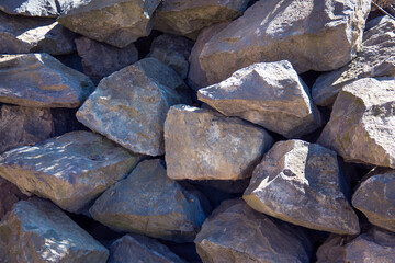 Background - wall of natural big stones