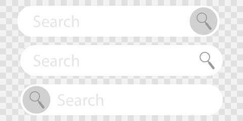 Obraz premium Web search bars set icon. Web search vector illustration.