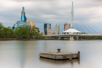 Springtime in Winnipeg on the Red River