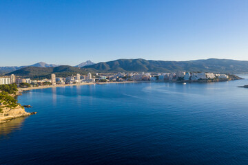 Fototapeta premium Dawn breaks on the Calviá coast ...