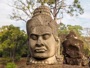 Fototapeta premium Ruins of Banyon Temple, Angkor Wat complex, Siem Reap, Cambodia.