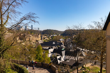 View of Luxembourg city