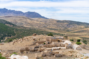 The abandonned berber village of Zriba Olya in Tunisia